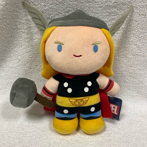 NWT Universal Studios Plush Spiderman Chunky Cutie Big Head Superhero 10” - Picture 1 of 6